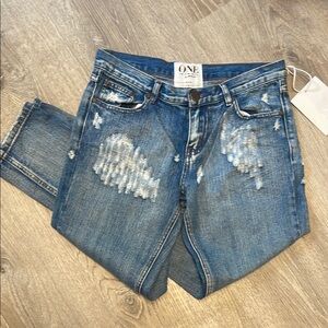 One Teaspoon Light Blue awesome baggies